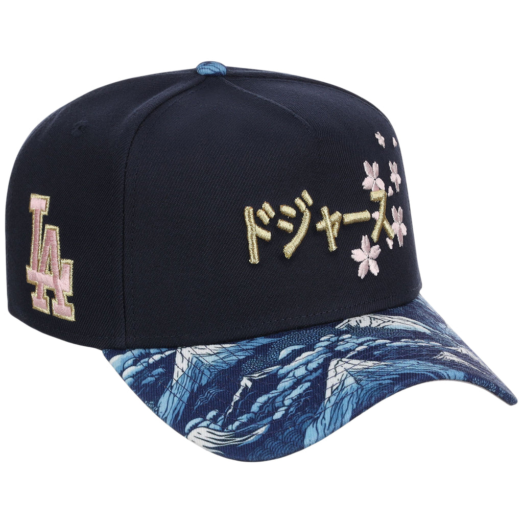 Los Angeles Dodgers Pacific Canvas New Era 9FORTY (Dark Royal/Multi)