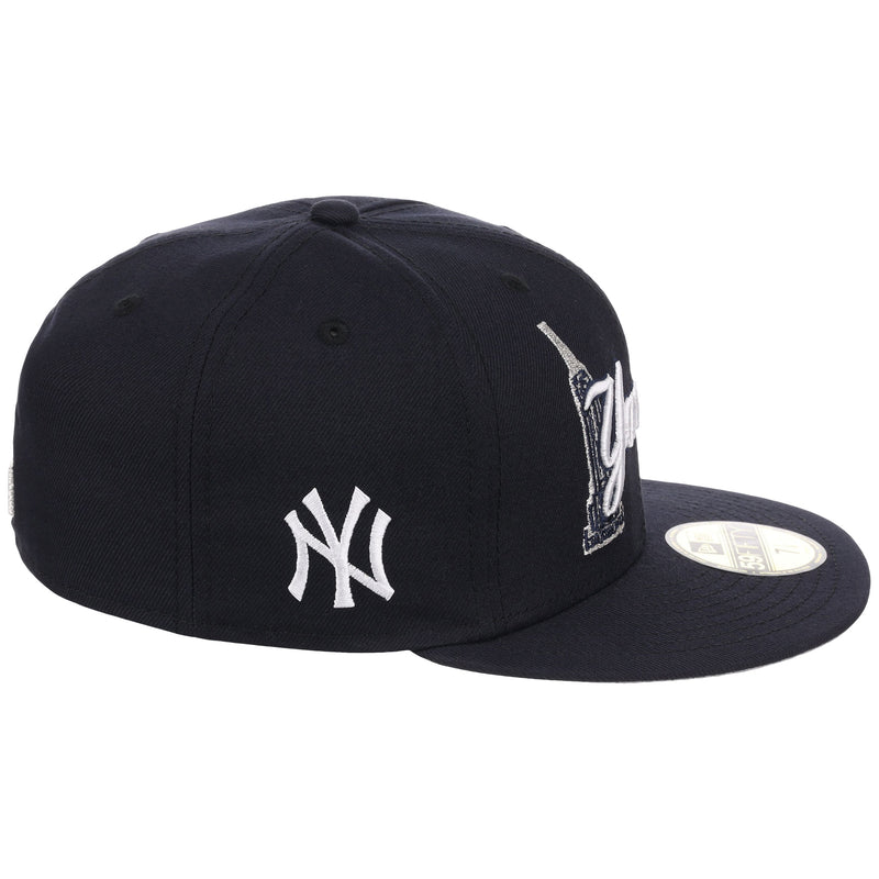 New York Yankees Empire Script New Era 59FIFTY – LidsHatDrop