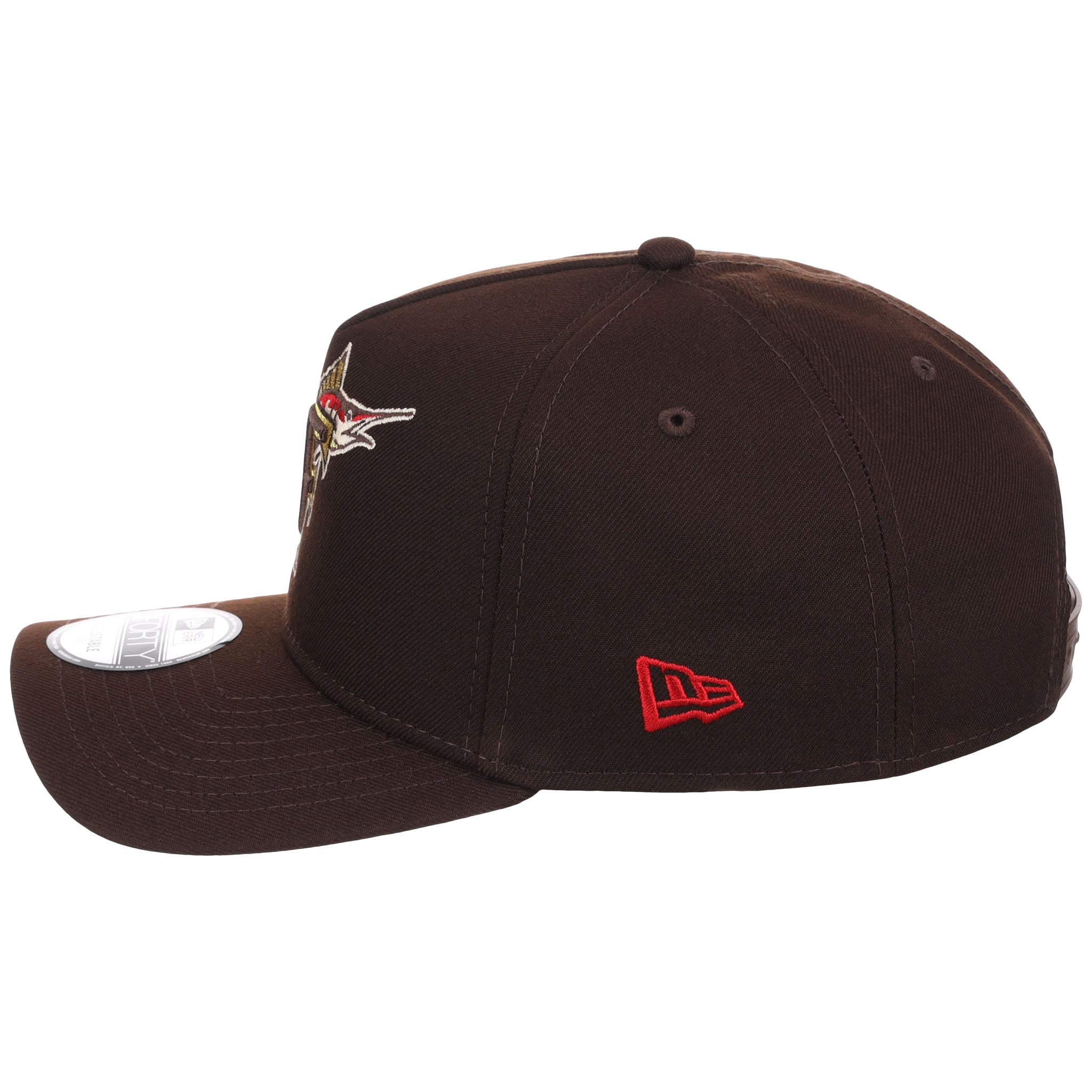 Miami Marlins MLB Burnt Wood FASHION CORE New Era 9FORTY A-Frame
