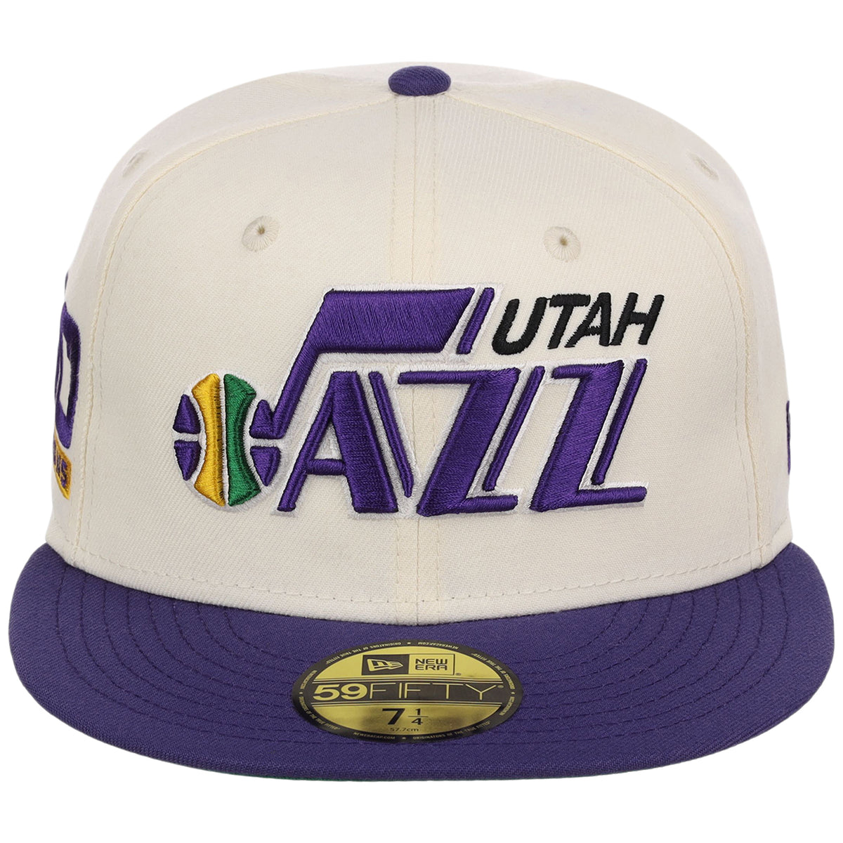 Utah Jazz NBA Chrome OTC New Era 59FIFTY (Chrome/Purple)