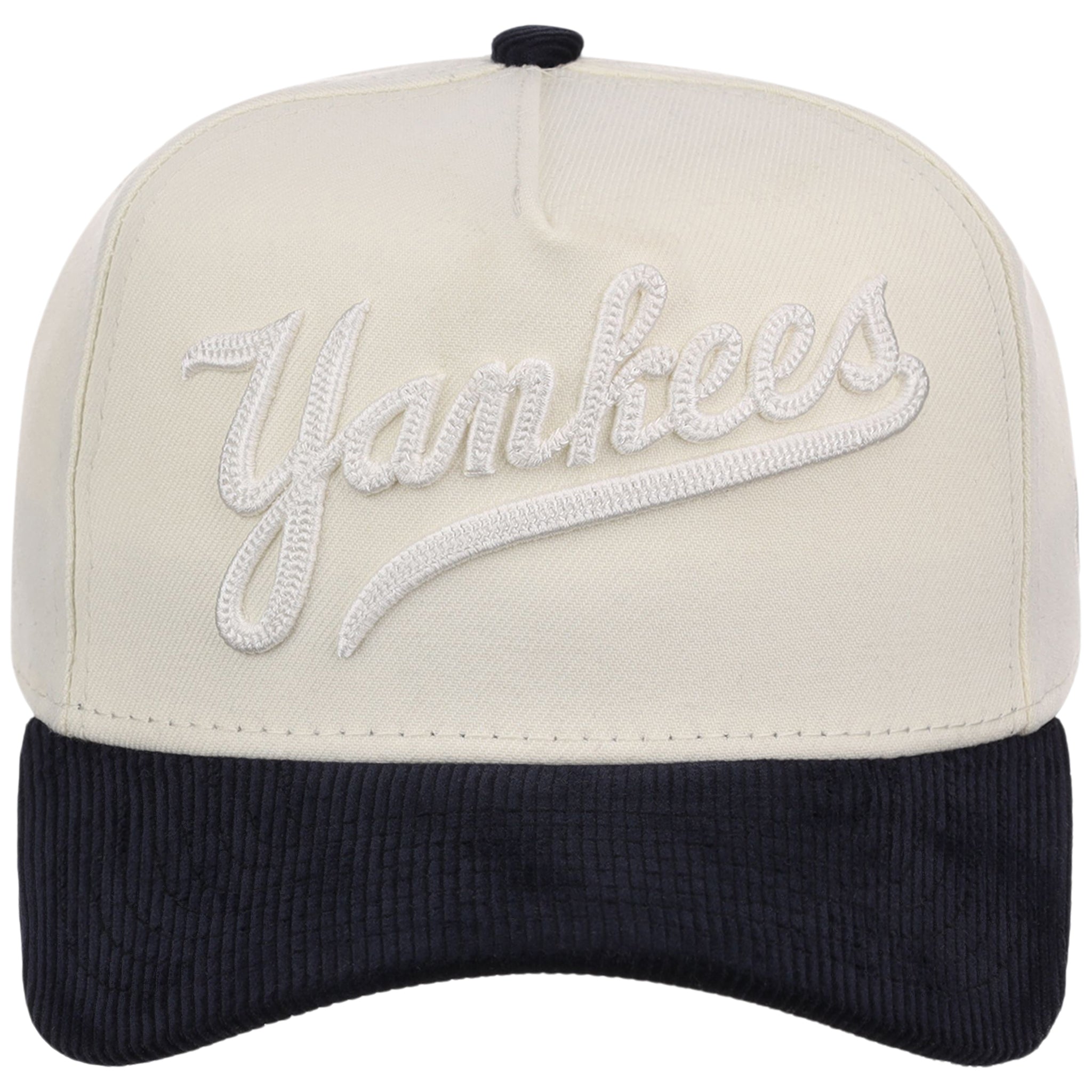 New York Yankees Script Women's New Era 9FORTY A-Frame