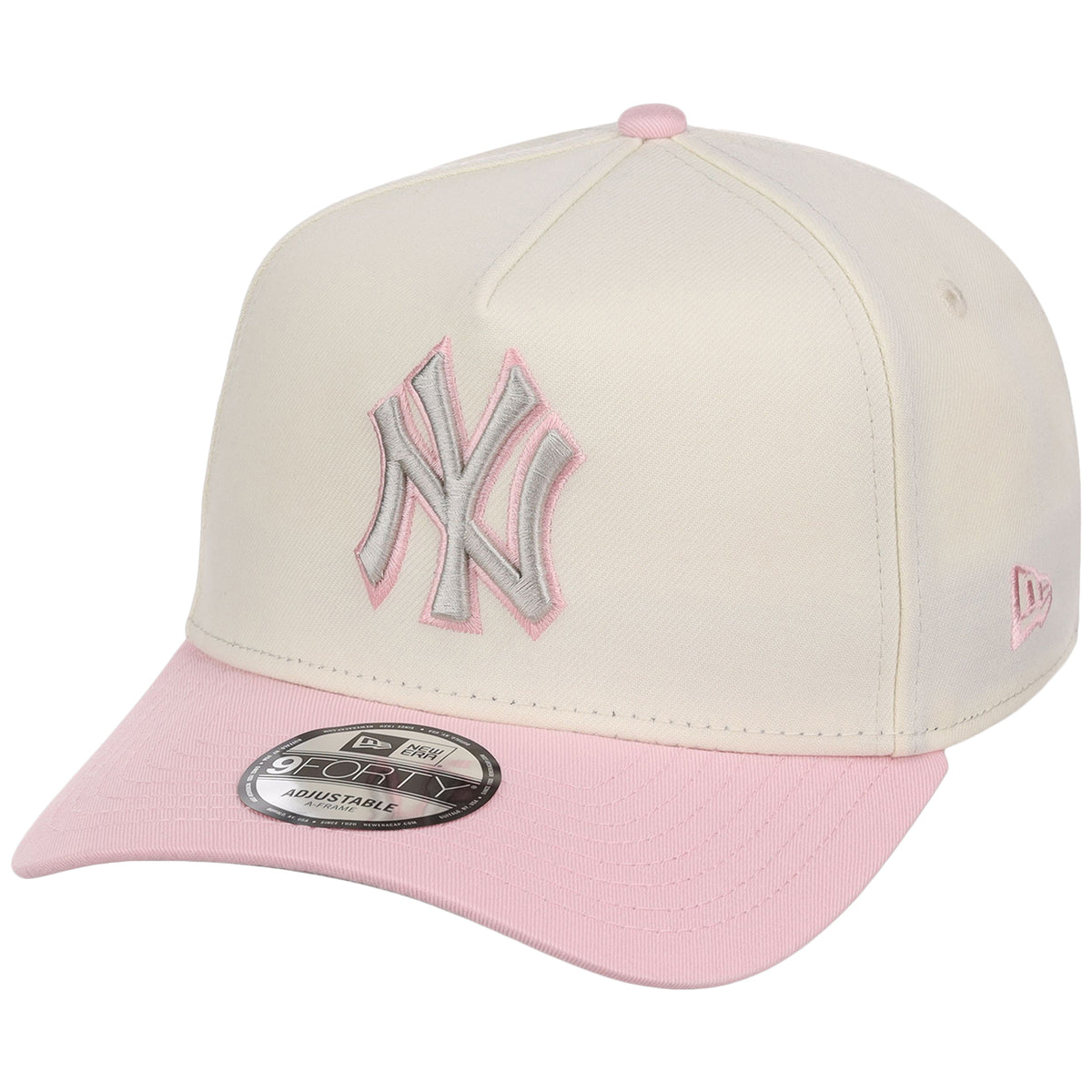 New York Yankees MLB Chrome x Pink FASHION CORE New Era 9FORTY A-Frame