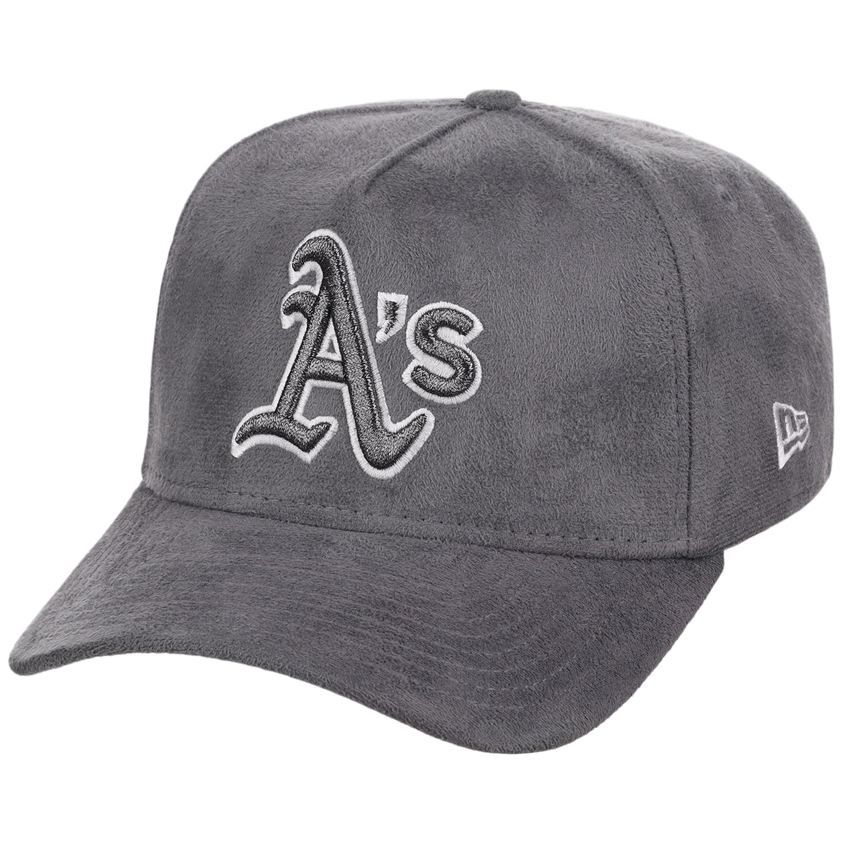 Oakland Athletics MLB Gray x Suede FASHION CORE New Era 9FORTY A-Frame