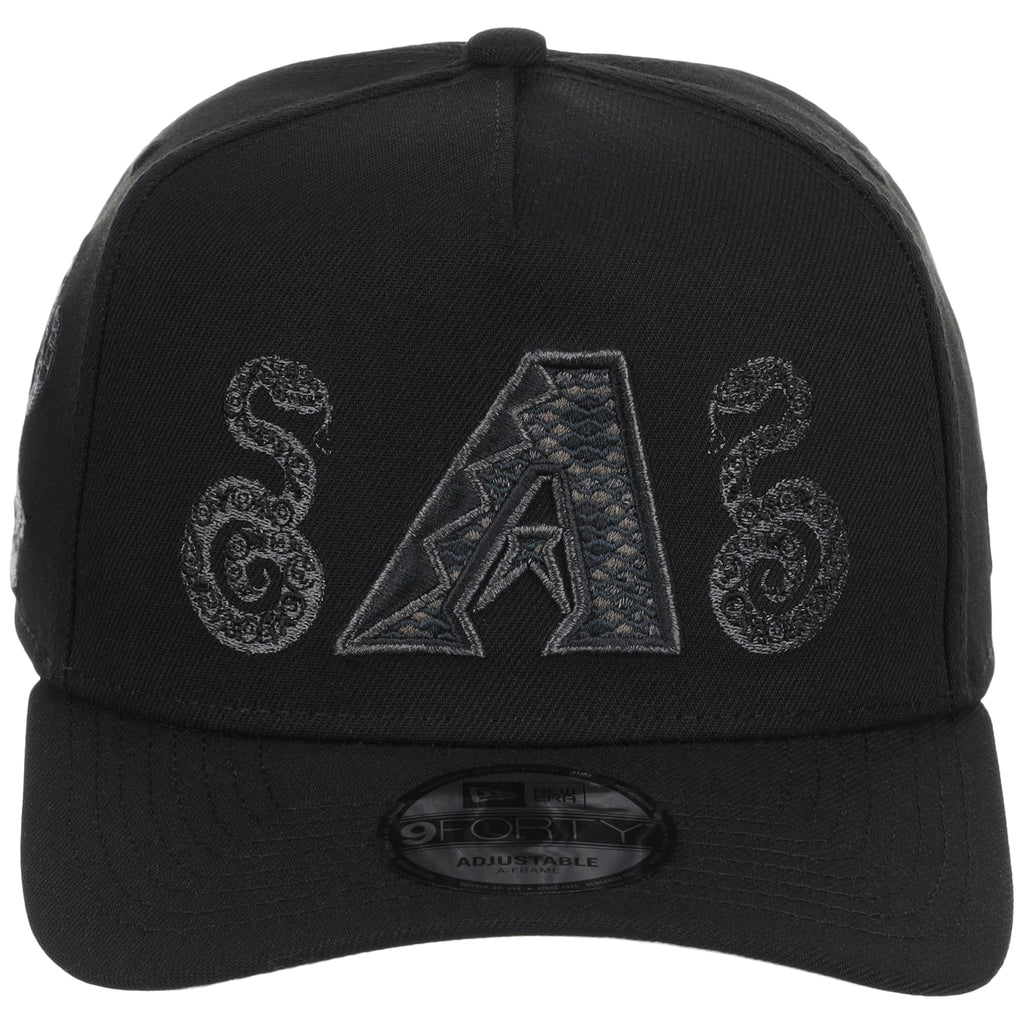 Arizona Diamondbacks Phoenix Crown the City New Era 9FORTY A-Frame (Black/Black)