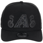 Arizona Diamondbacks Phoenix Crown the City New Era 9FORTY A-Frame (Black/Black)