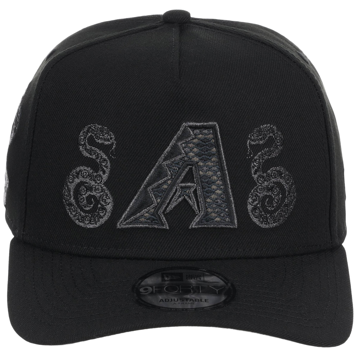 Arizona Diamondbacks Phoenix Crown the City New Era 9FORTY A-Frame (Black/Black)