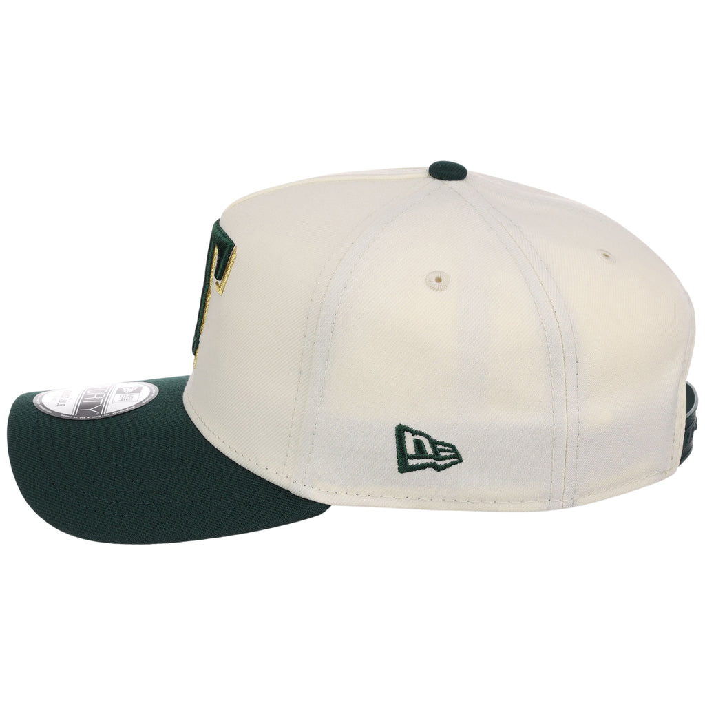 Texas Rangers MLB Chrome x Dark Green FASHION CORE New Era 9FORTY A-Frame