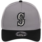 Seattle Mariners MLB Gray x Black FASHION CORE New Era 9FORTY A-Frame