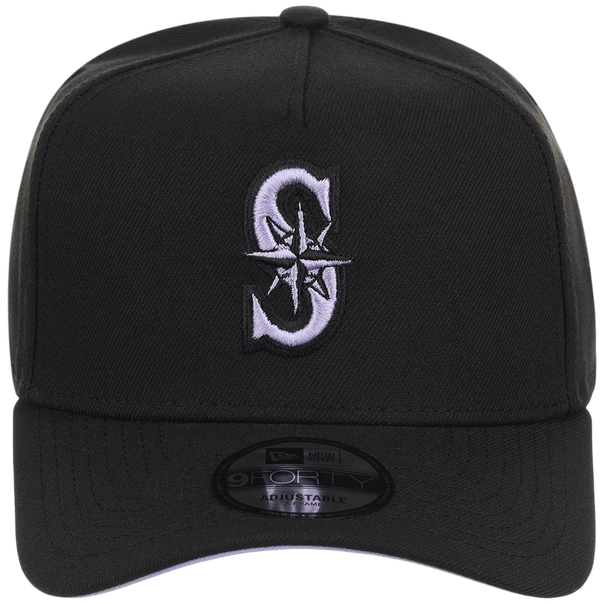 Seattle Mariners MLB Black x Lavender FASHION CORE New Era 9FORTY A-Frame