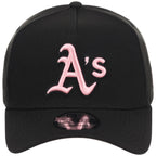 Oakland Athletics MLB Black x Pink FASHION CORE New Era 9FORTY A-Frame