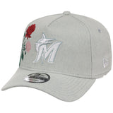 Miami Marlins MLB Denim Flower New Era 9FORTY