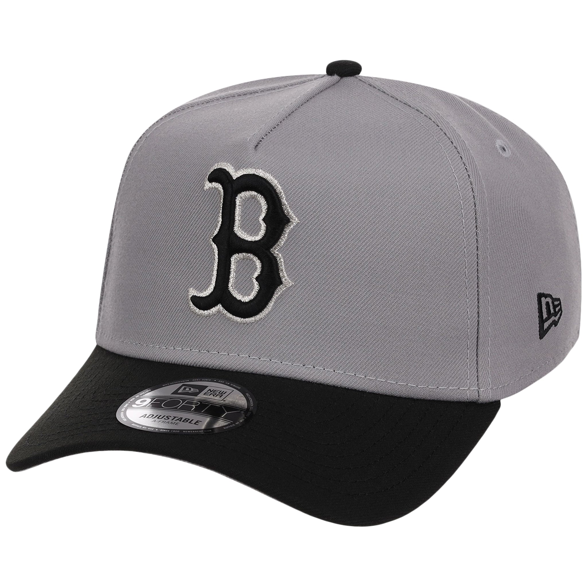 Boston Red Sox MLB Gray x Black FASHION CORE New Era 9FORTY A-Frame
