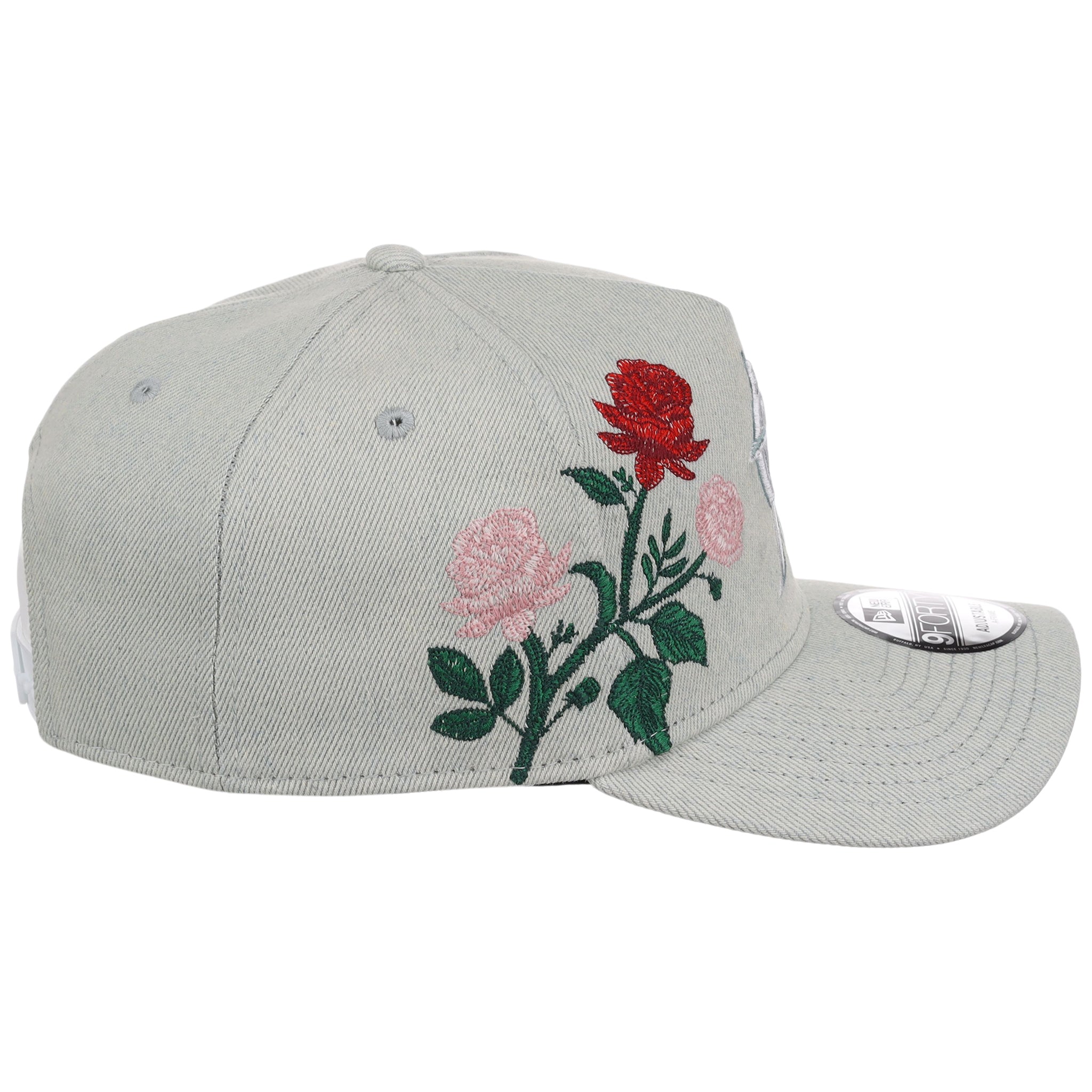 Miami Marlins MLB Denim Flower New Era 9FORTY