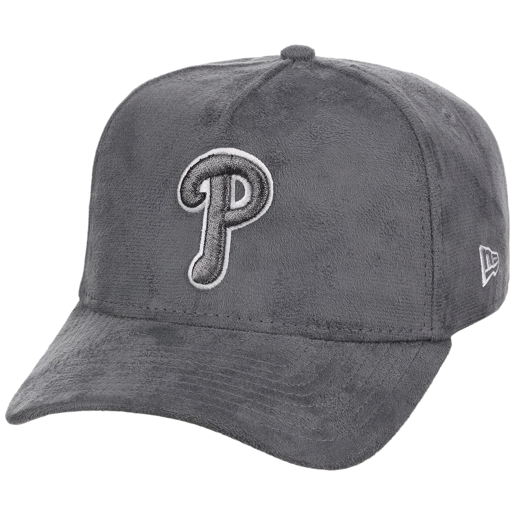 Philadelphia Phillies MLB Gray x Suede FASHION CORE New Era 9FORTY A-Frame
