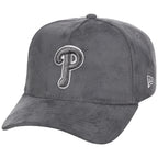 Philadelphia Phillies MLB Gray x Suede FASHION CORE New Era 9FORTY A-Frame
