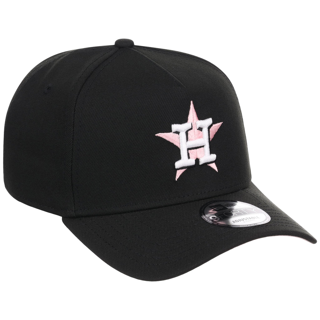 Houston Astros MLB Black x Pink FASHION CORE New Era 9FORTY A-Frame