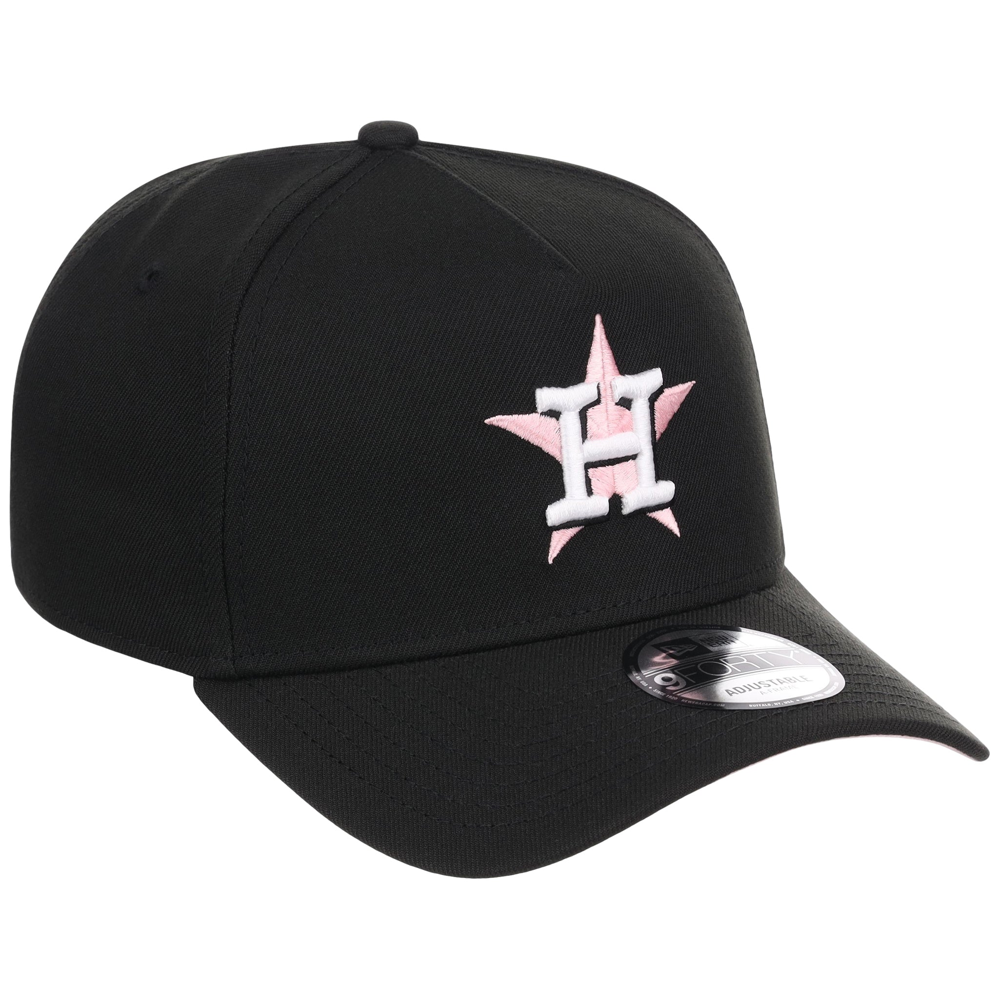Houston Astros MLB Black x Pink FASHION CORE New Era 9FORTY A-Frame