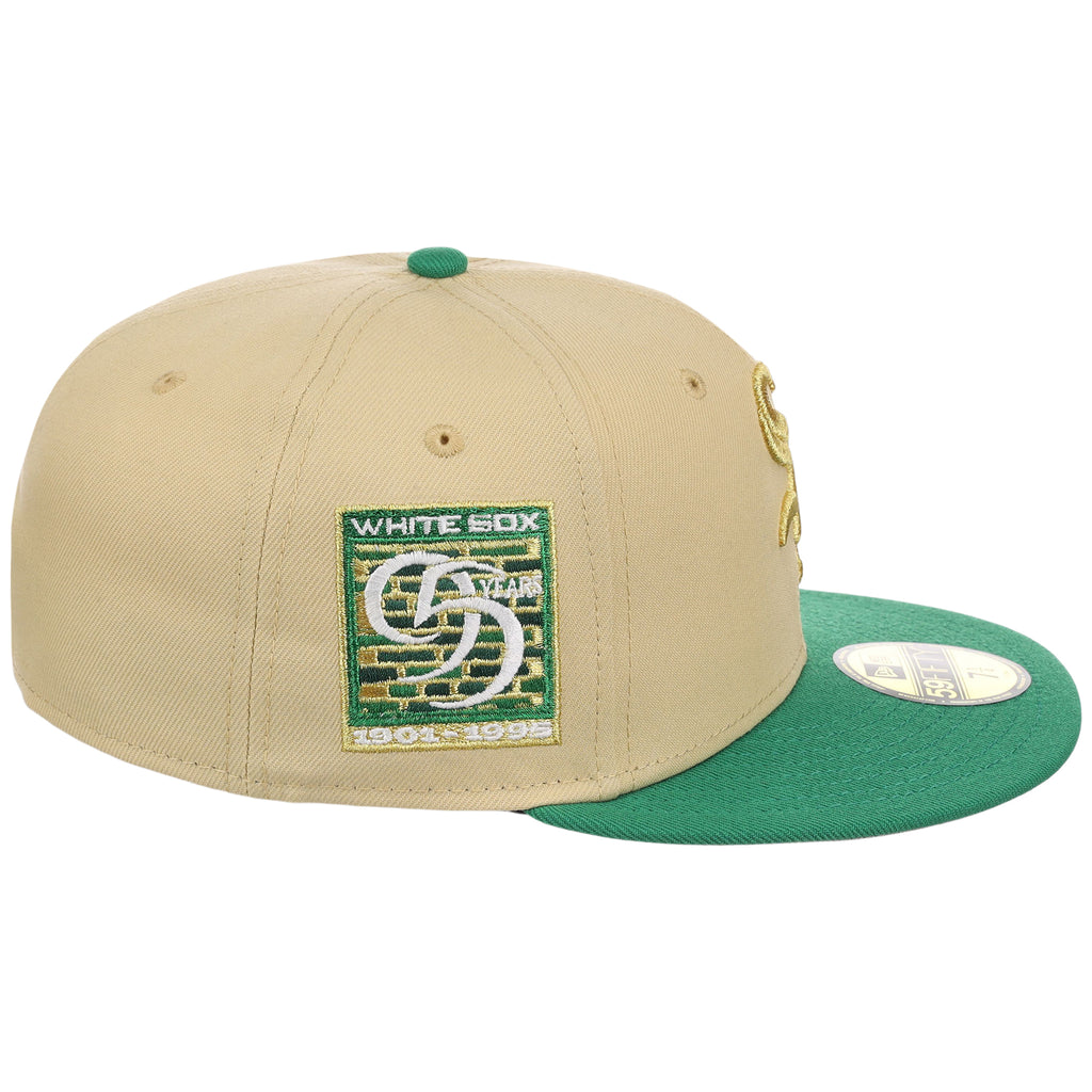 Chicago White Sox (Gold/Green) Chicago Southside Crown the City New Era 59FIFTY