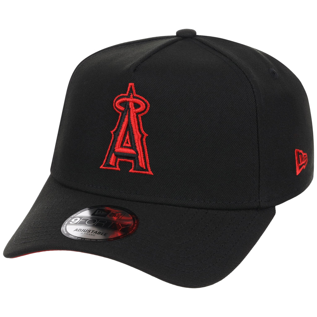 Anaheim Angels MLB Black x Red FASHION CORE New Era 9FORTY A-Frame