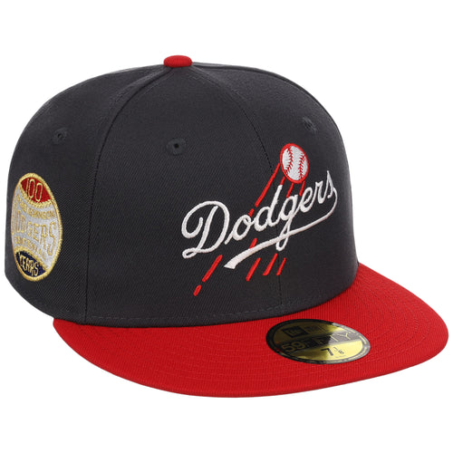 Los Angeles Dodgers Script (Graphite/Red) Lids HD LA Pack