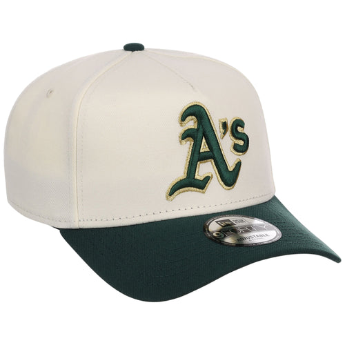 Oakland Athletics MLB Chrome x Dark Green FASHION CORE New Era 9FORTY A-Frame
