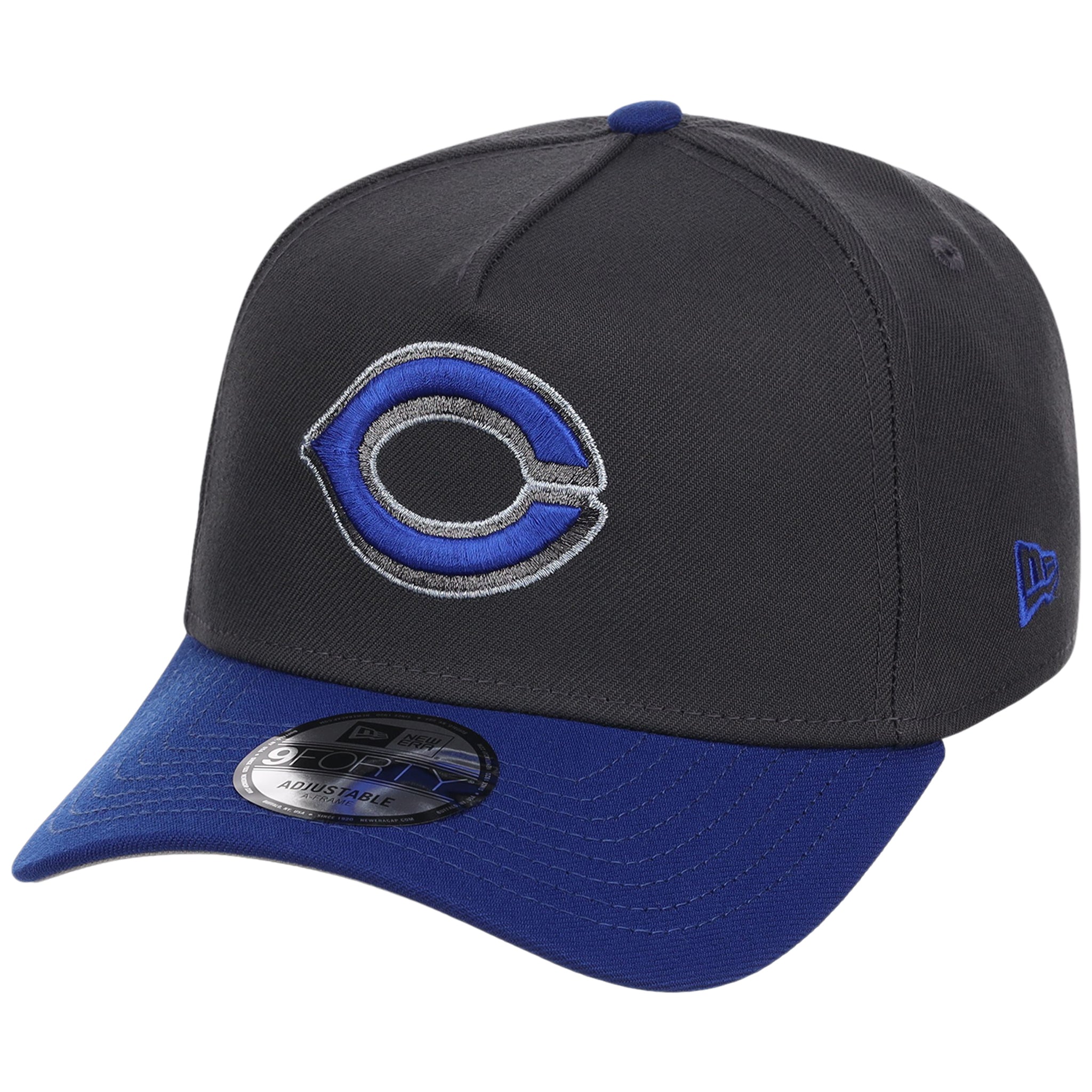 Cincinnati Reds MLB Graphite x Royal FASHION CORE New Era 9FORTY A-Frame