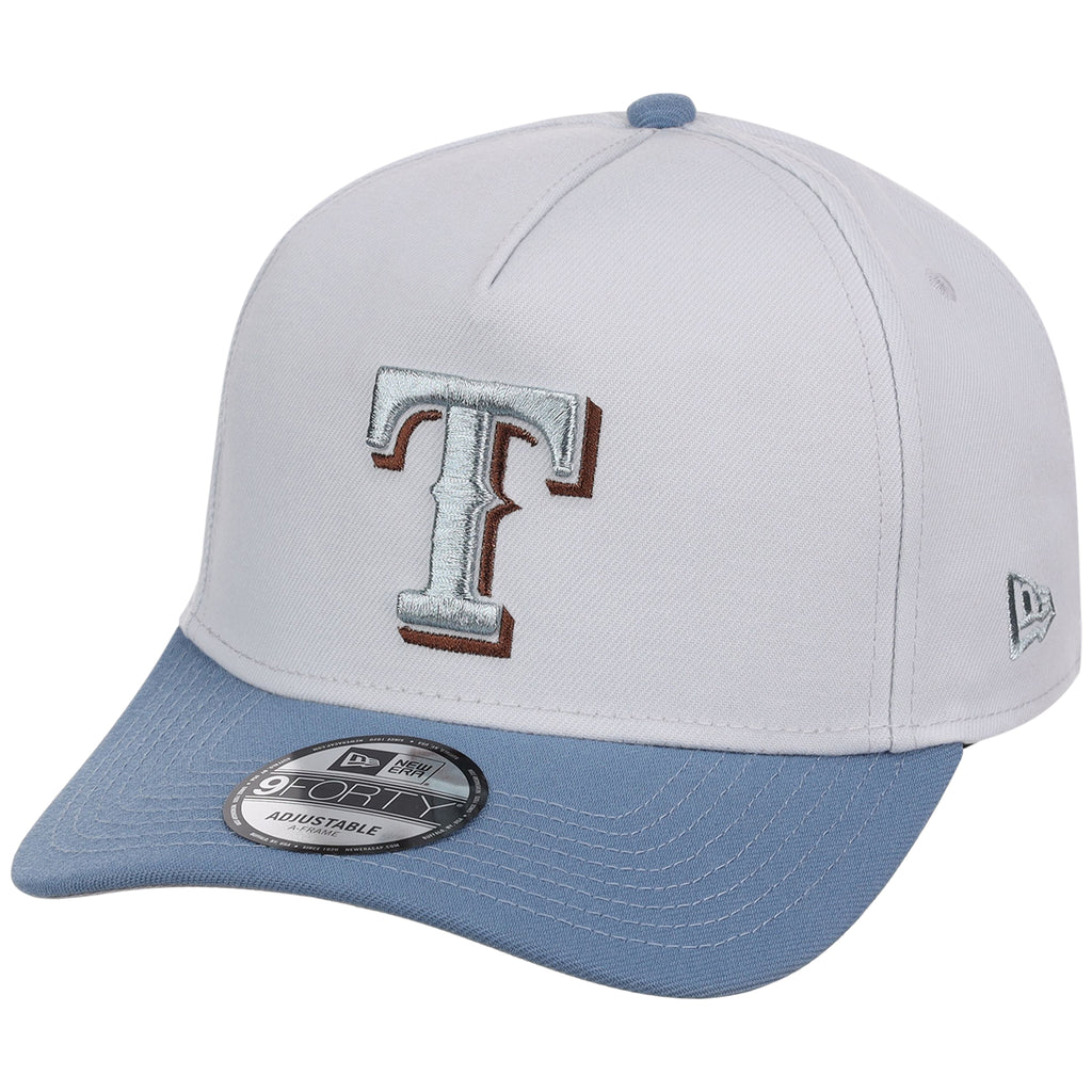 Texas Rangers MLB Faded Spur New Era 9FORTY A-Frame