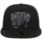 Memphis Grizzlies NBA Liquid Titanium New Era 59FIFTY