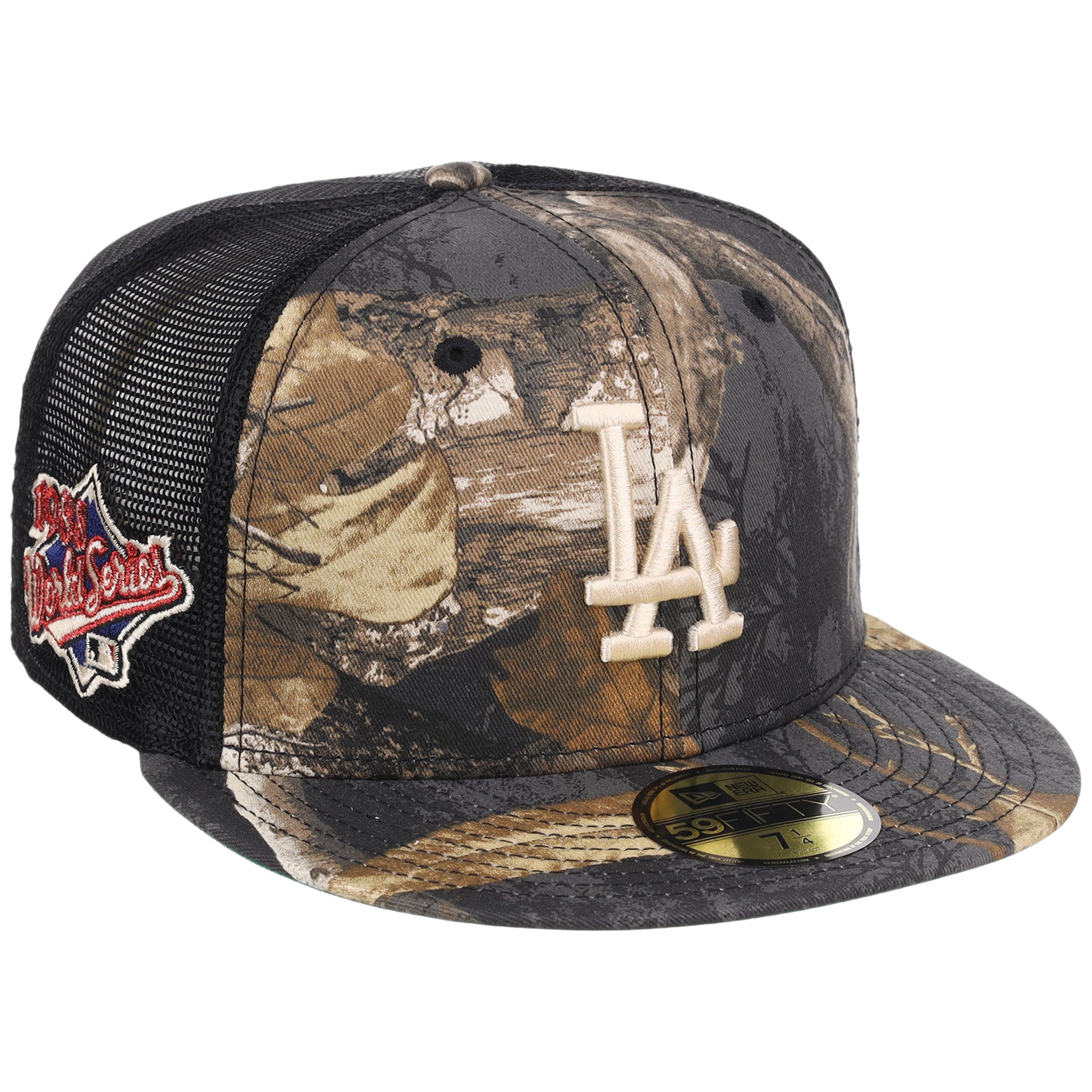 Los Angeles Dodgers MLB Black Realtree Trucker New Era 59FIFTY