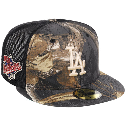 Los Angeles Dodgers MLB Black Realtree Trucker New Era 59FIFTY