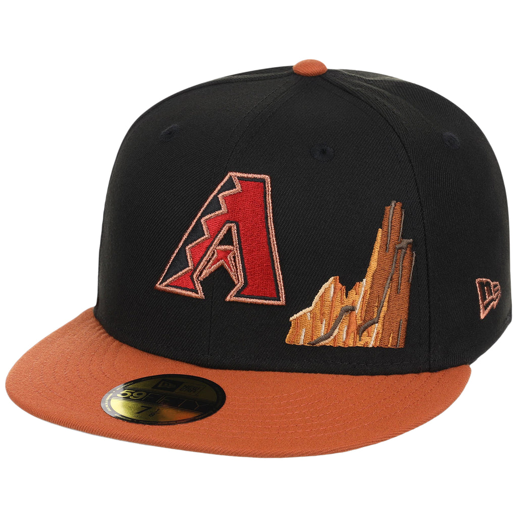 Arizona Diamondbacks Phoenix Crown the City New Era 59FIFTY (Black/Rust)