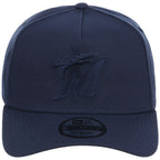 Miami Marlins MLB Navy FASHION CORE New Era 9FORTY A-Frame