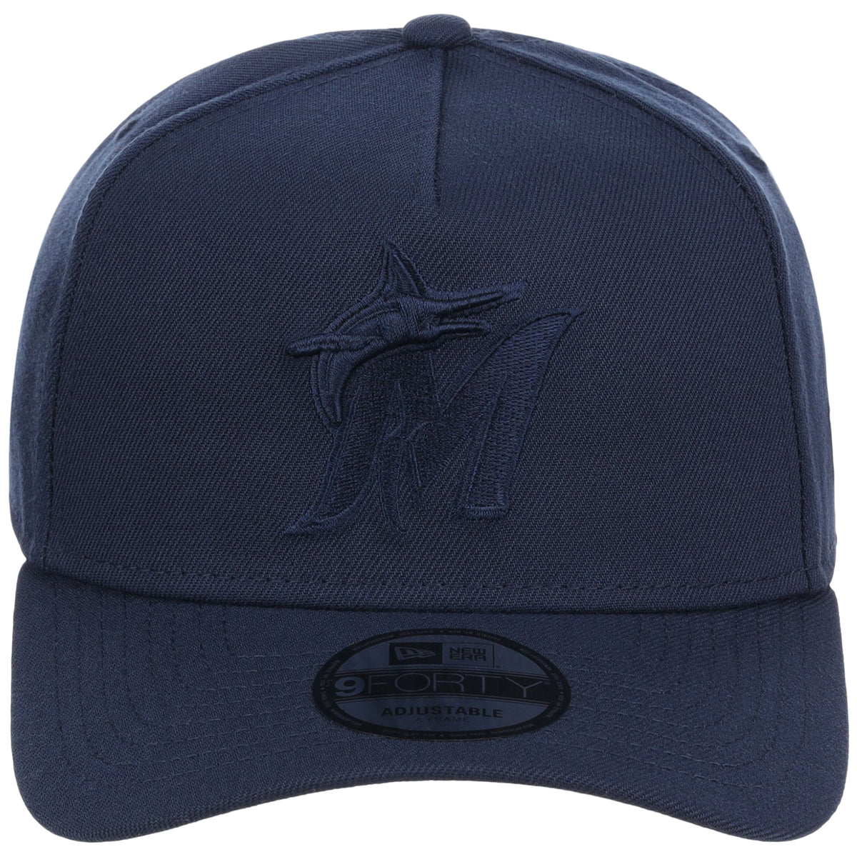 Miami Marlins MLB Navy FASHION CORE New Era 9FORTY A-Frame