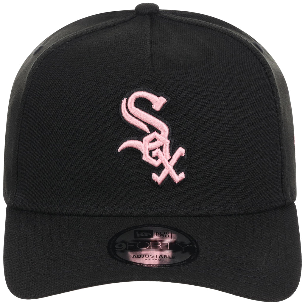 Chicago White Sox MLB Black x Pink FASHION CORE New Era 9FORTY A-Frame