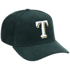 Texas Rangers MLB Dark Green Cord FASHION CORE New Era 9FORTY A-Frame