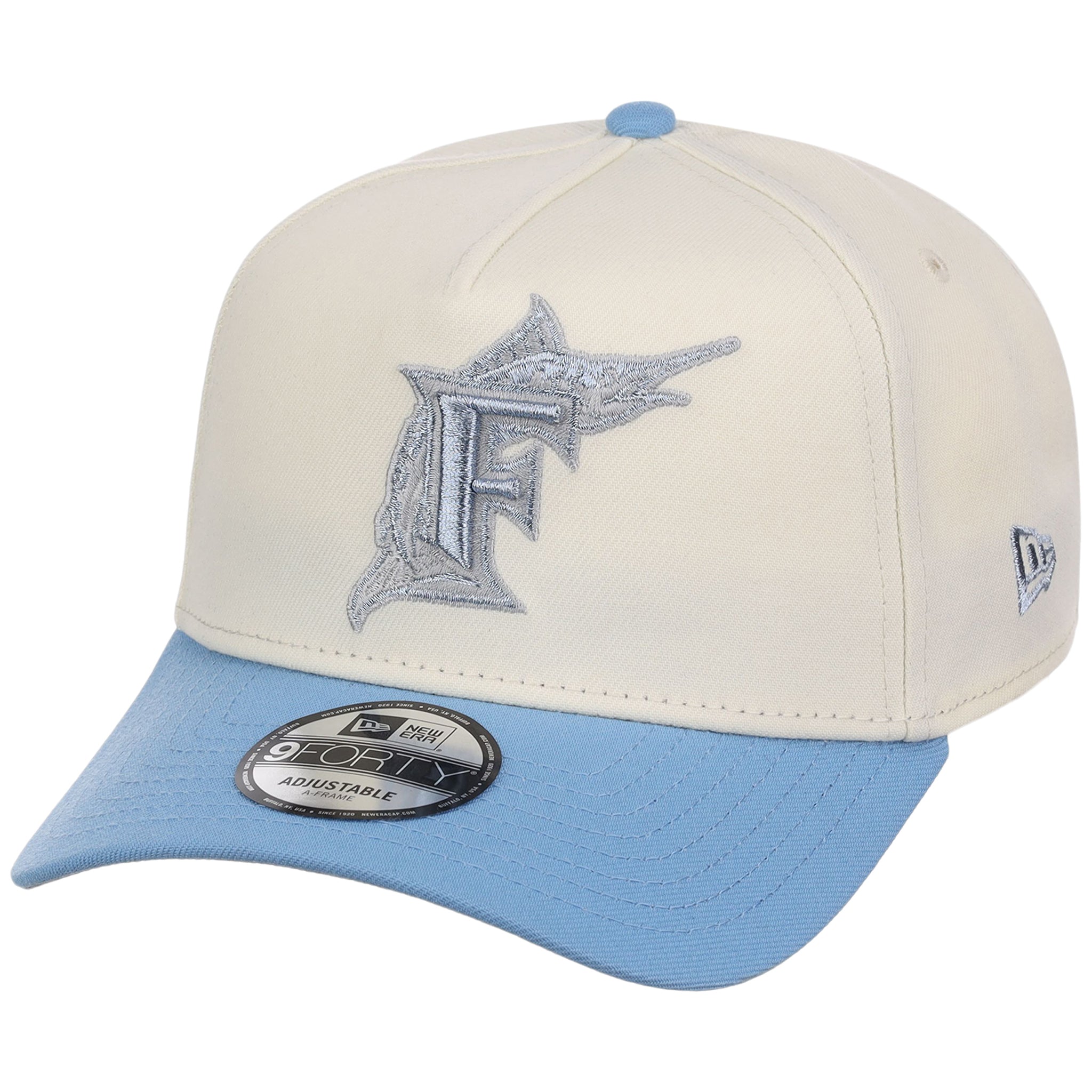 Miami Marlins MLB Chrome x Sky FASHION CORE New Era 9FORTY A-Frame