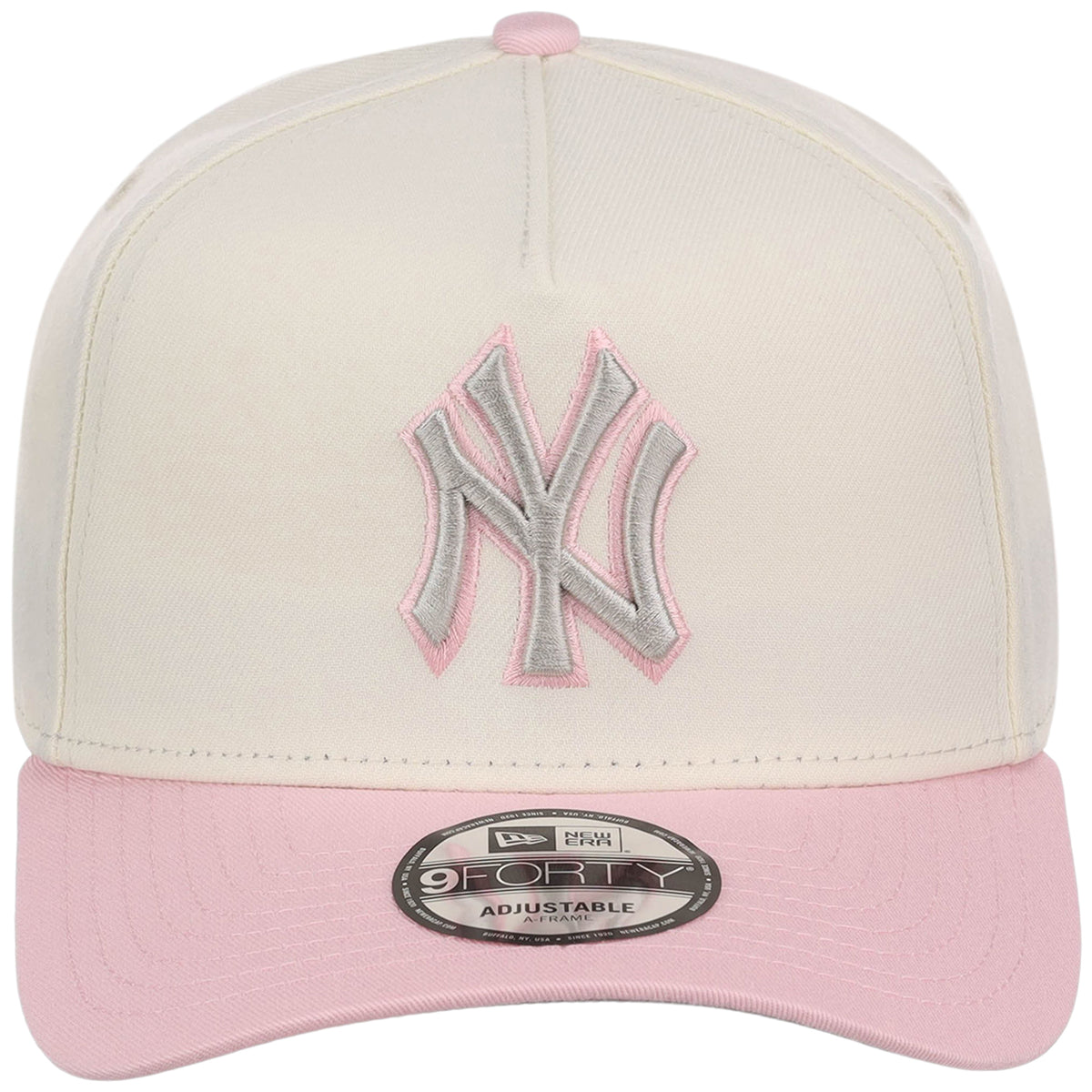 New York Yankees MLB Chrome x Pink FASHION CORE New Era 9FORTY A-Frame