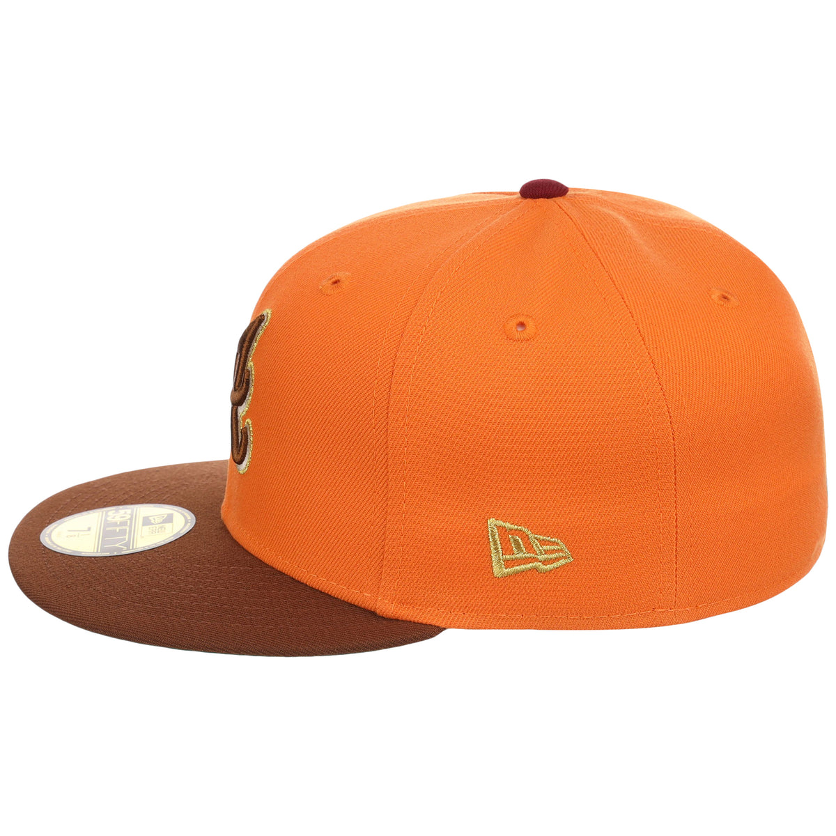 Atlanta Braves MLB Golden Harvest New Era 59FIFTY