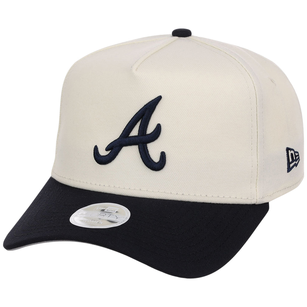 Atlanta Braves Women's New Era 9FORTY Chrome OTC A-Frame