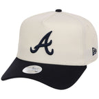 Atlanta Braves Women's New Era 9FORTY Chrome OTC A-Frame