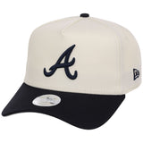 Atlanta Braves Women's New Era 9FORTY Chrome OTC A-Frame