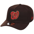Washington Nationals MLB Burnt Wood FASHION CORE New Era 9FORTY A-Frame