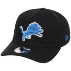 Detroit Lions NFL Black Dome New Era 9FORTY A-Frame