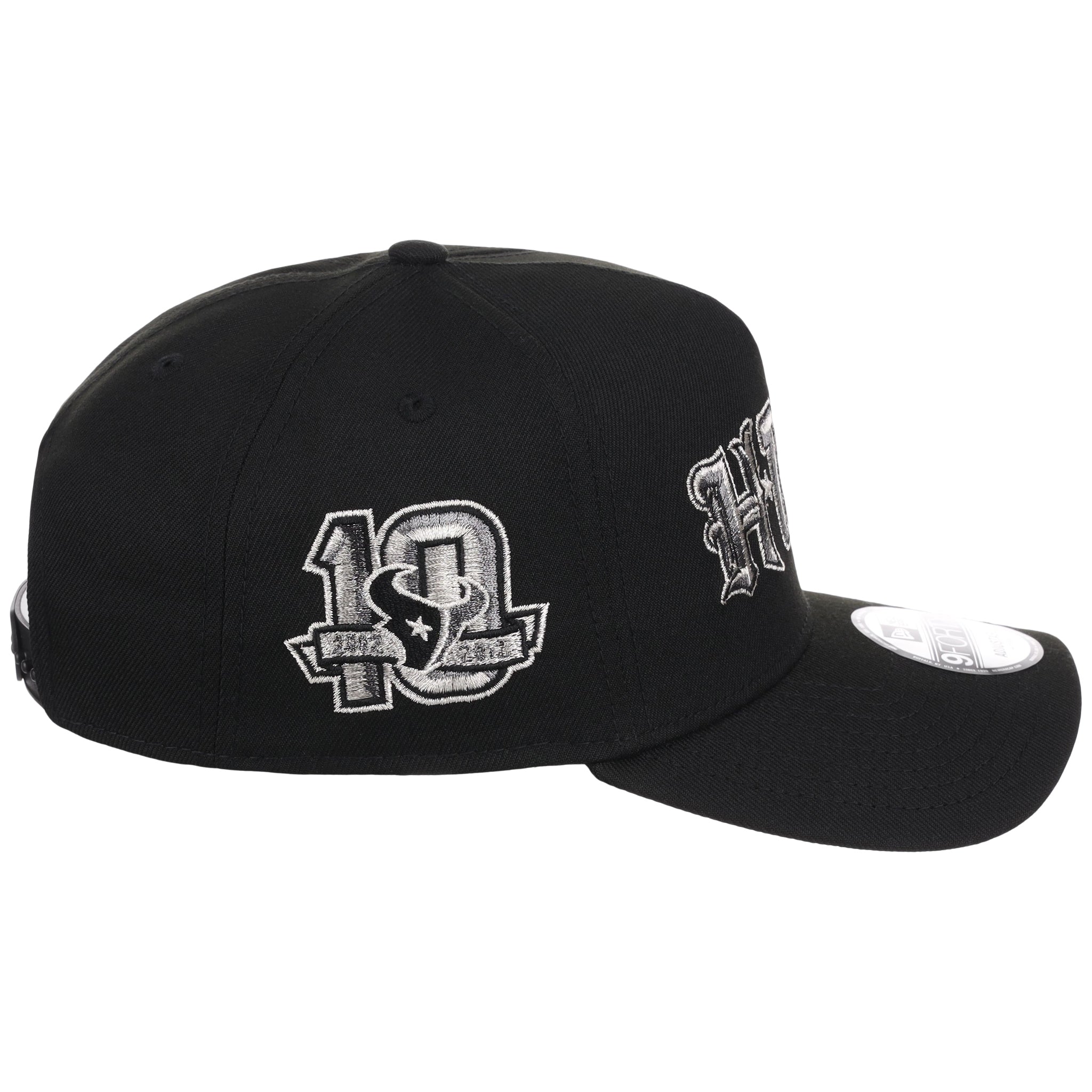 Houston Texans 'H-Town' (Black/Black) Houston Crown the City New Era 9FORTY A-Frame