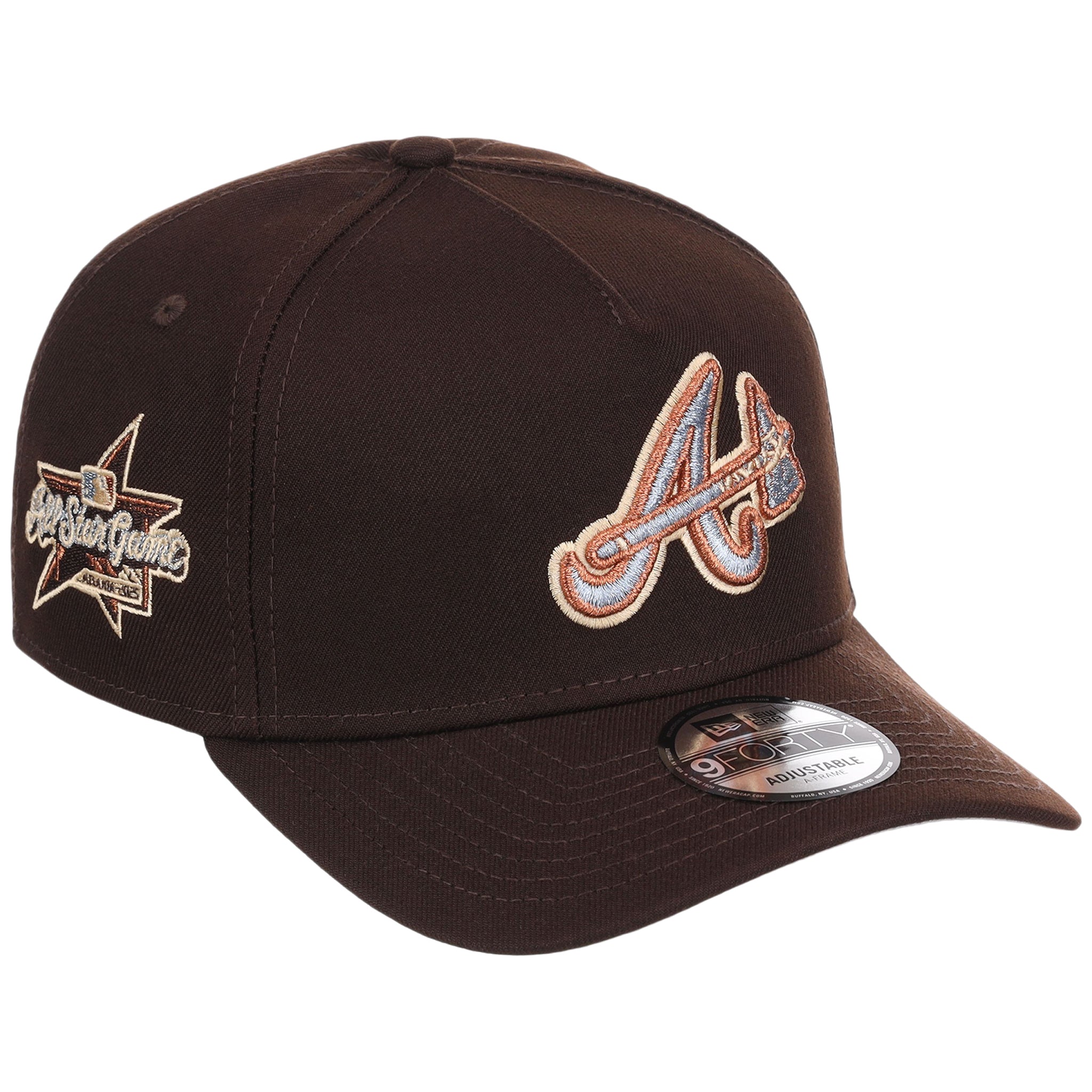 Atlanta Braves MLB Frosted Bark New Era 9FORTY A-Frame