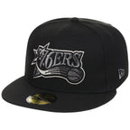 Philadelphia 76Ers NBA Liquid Titanium New Era 59FIFTY