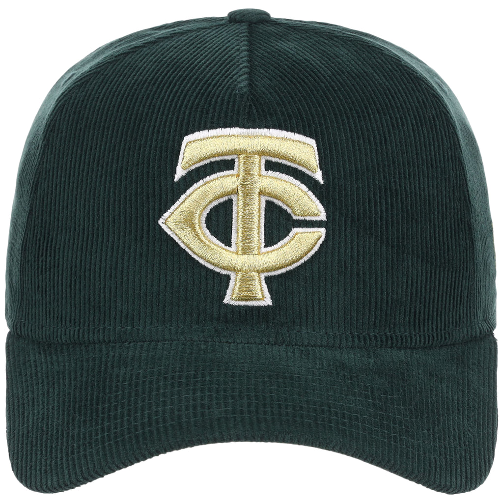 Minnesota Twins MLB Dark Green Cord FASHION CORE New Era 9FORTY A-Frame