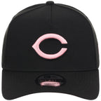 Cincinnati Reds MLB Black x Pink FASHION CORE New Era 9FORTY A-Frame
