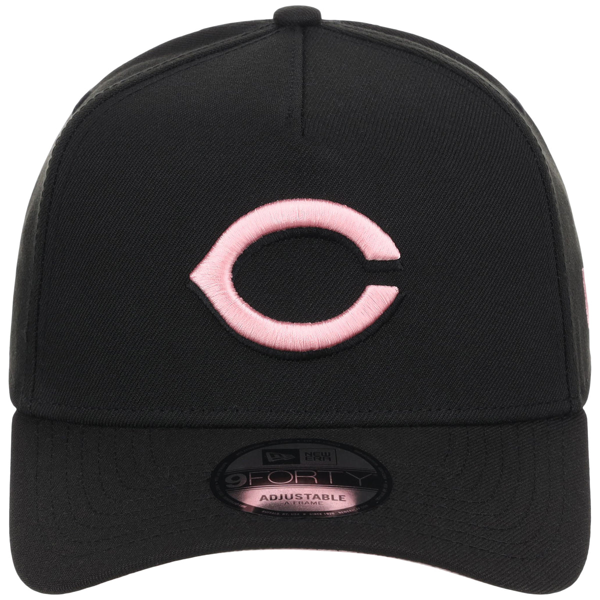 Cincinnati Reds MLB Black x Pink FASHION CORE New Era 9FORTY A-Frame