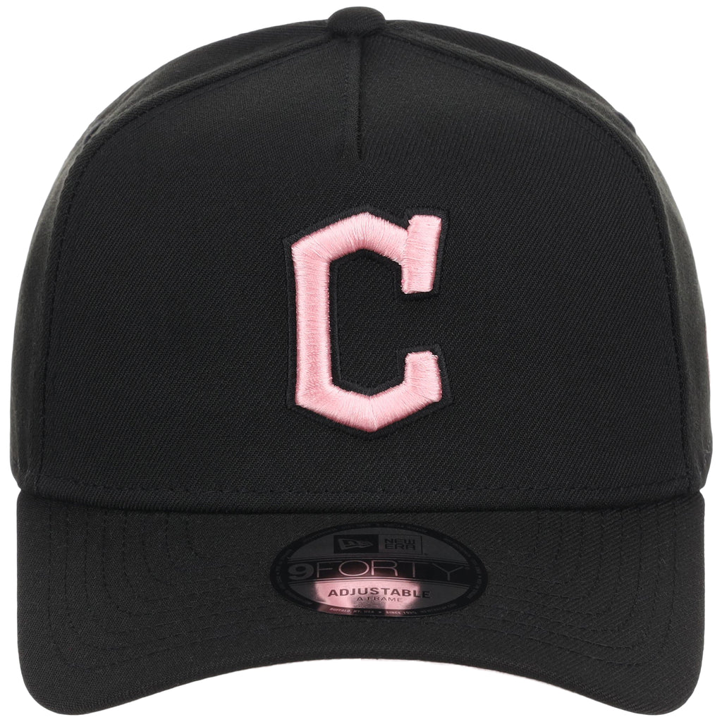 Cleveland Guardians MLB Black x Pink FASHION CORE New Era 9FORTY A-Frame